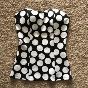❌NOT FOR SALE Deb polka dot tube top